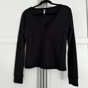 Fabletics Waffle Long Sleeve Top